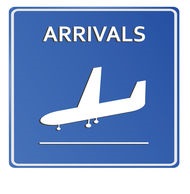 Arrival at Tehran international airport