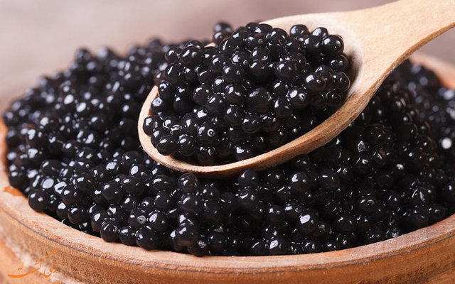 Caviar in budge tour in Iran